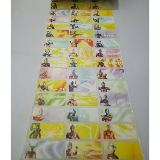 

Label Nama Ultraman Ukuran M