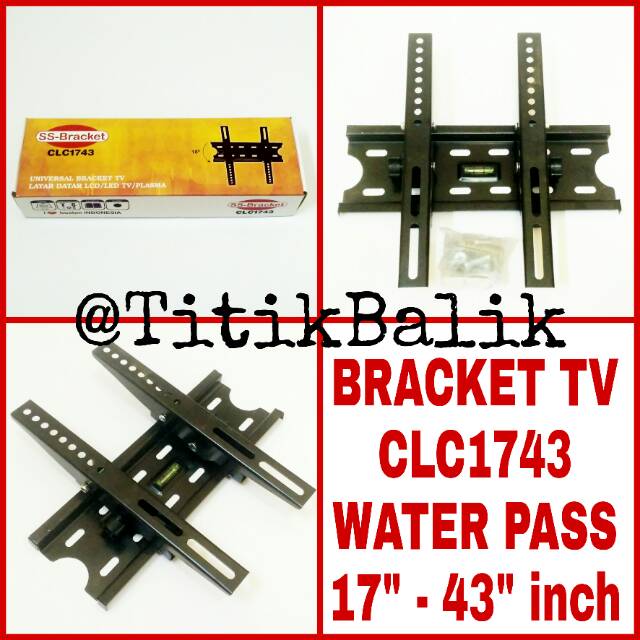 Bracket TV LCD CLC1743  17"- 43" Inch - Breket TV LED CLC 1743 - 18 Derajat Putaran