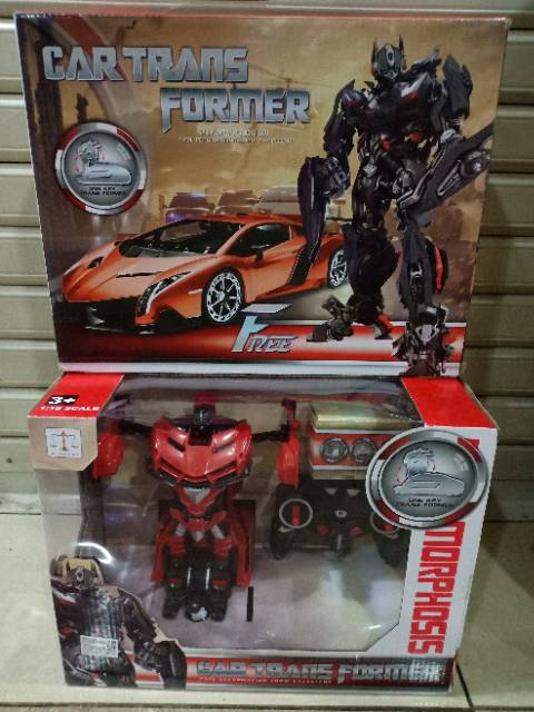 Mainan Mobil R/C Remote Control Deformation Car Transformer Mobil Robot Murah