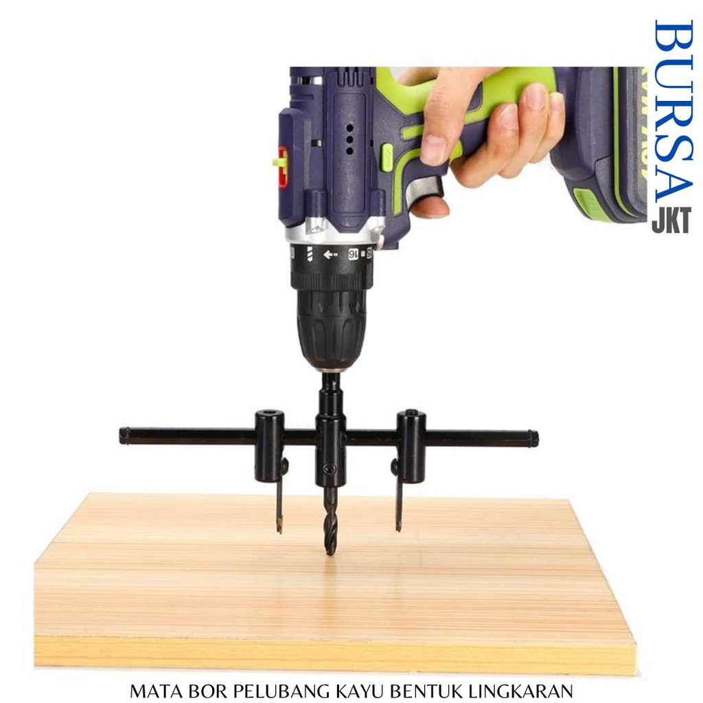 MATA BOR PELUBANG KAYU DRYWALL BENTUK LINGKARAN 30 - 120/200/300 MM
