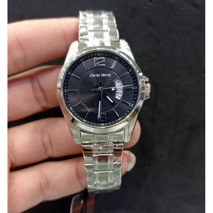 Jam Tangan Wanita Christ Verra CV 71105L-12 Wanita Original Silver
