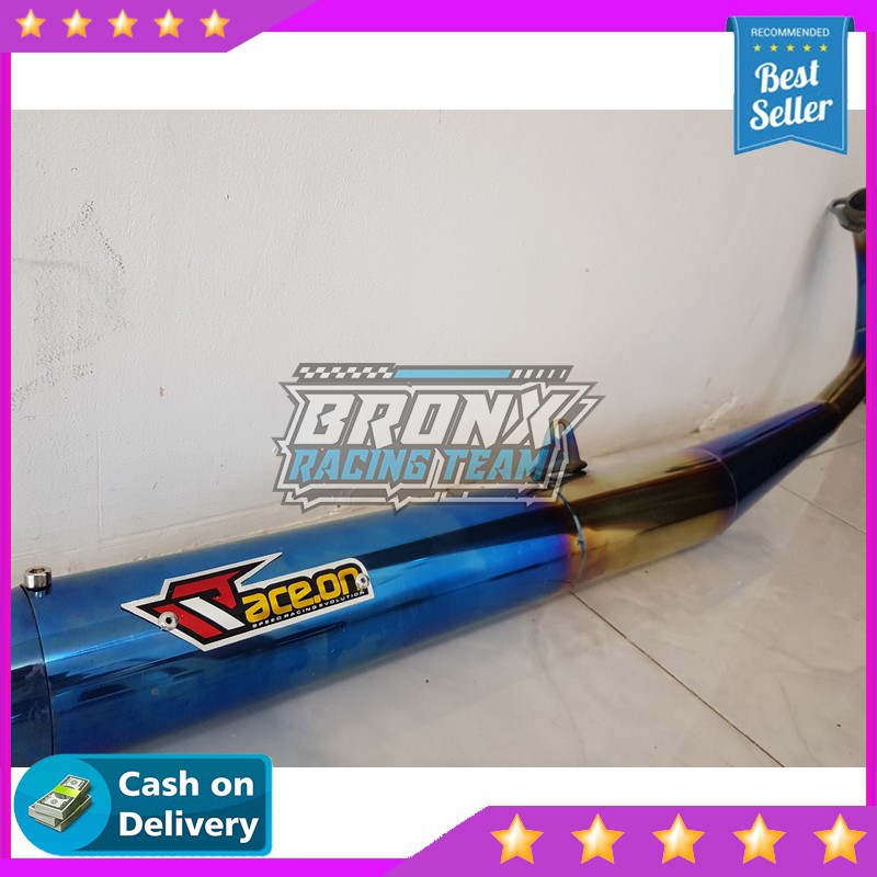 Knalpot RX king standart racing ORIGINAL RACEON BLUEMOON