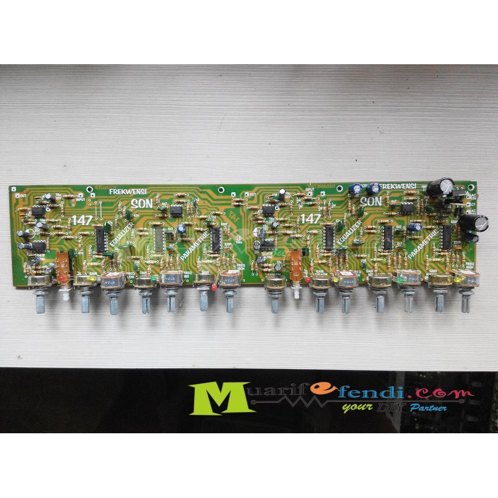 KIT Parametrik Parametric Frekwensi Equalizer Tone Control Stereo SON 147