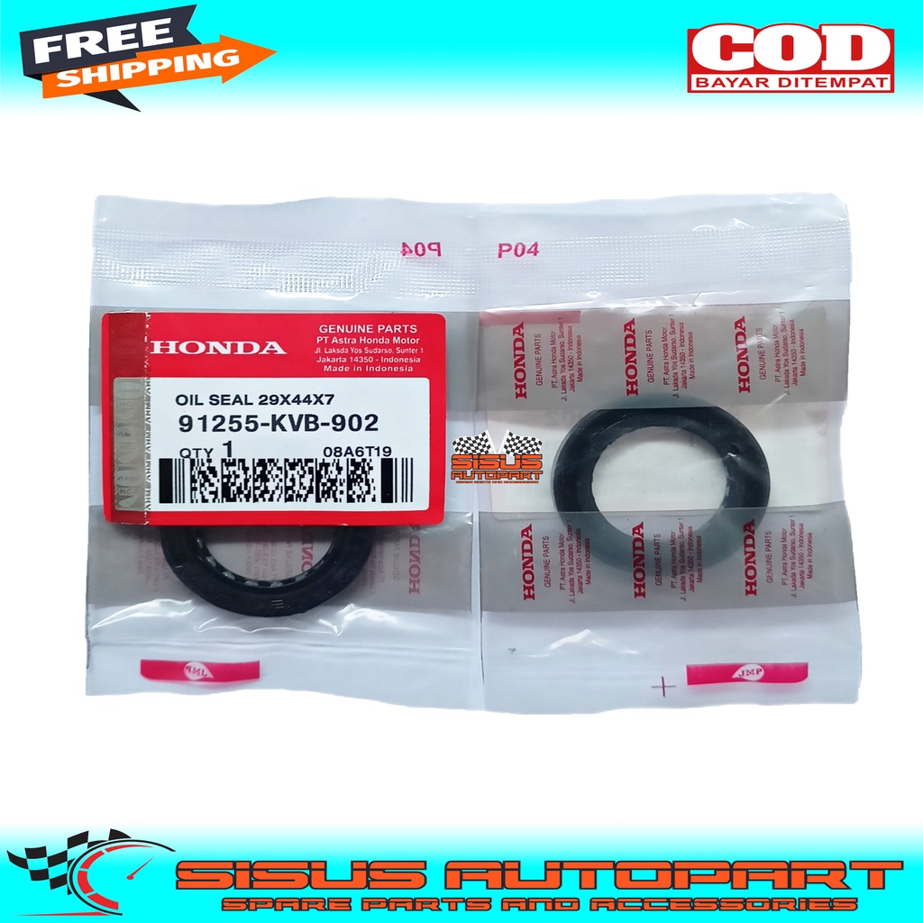 SEAL RODA BELAKANG VARIO / SEAL AS RODA BELAKANG BEAT VARIO SCOOPY SPACY BEAT FI ESP SCOOPY FI ESP/ OIL SEAL 29X44X7 KVB