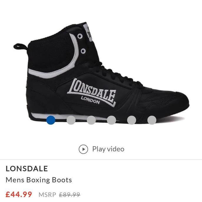 Lonsdale Bout Original-Sepatu Tinju-Boxing terlaris