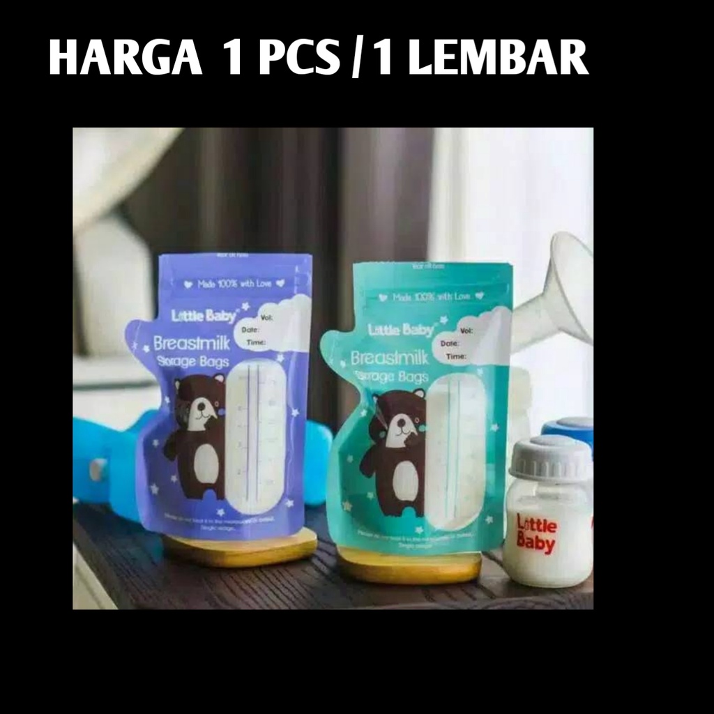 1 LEMBAR / 1 PCS / ECERAN 1 LEMBAR   KANTONG ASI 120ML  / 200 ML MEREK RANDOM