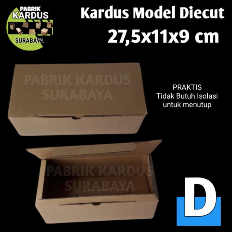 

KARDUS D COKLAT 27.5×11×9cm KOTAK AKSESORIS KARTON BOX DOS DUS SEPATU