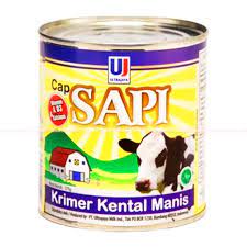 

SUSU KENTAL MANIS 375 GRAM ULTRA JAYA CAP SAPI KEMASAN KALENG NIKMAT