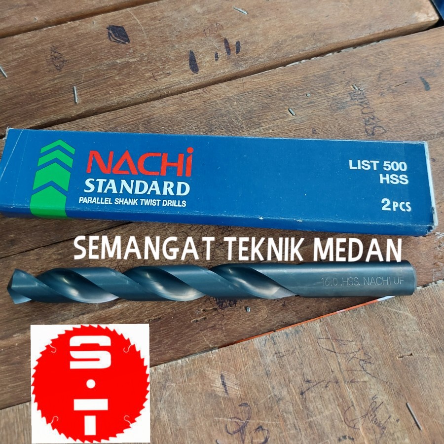 NACHI 16mm MATA BOR BESI HSS DRILL BITS NACHI HSS 16mm NACHI ORIGINAL
