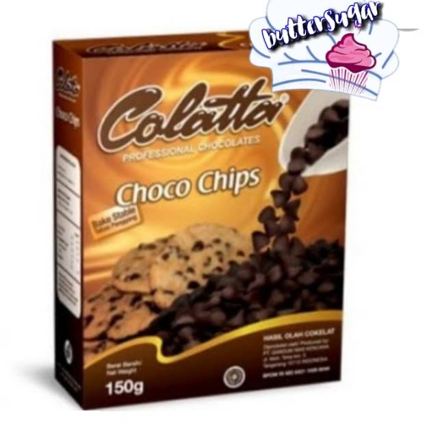 

COLATTA CHOCO CHIPS BOX 150 GR / COKLAT CHIPS / COLATTA