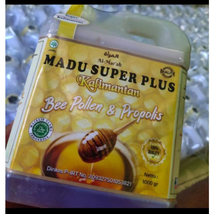 

1kg Madu Super Kalimantan Al-Muru'ah plus Bee Pollen dan Propolis