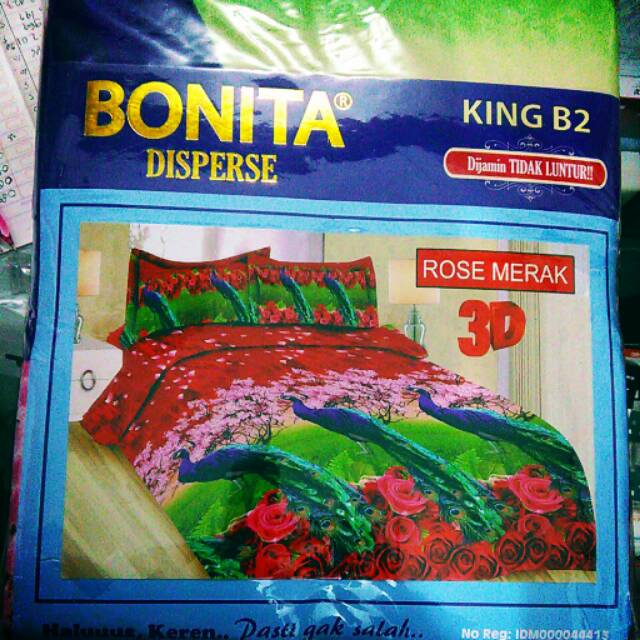 Sprei bonita 180x200 Rose merak