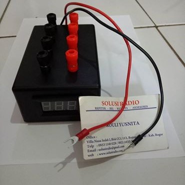 PERTUKANGAN PERLENGKAPAN LISTRIK BOX TERMINAL DC UNTUK POWER SUPPLY