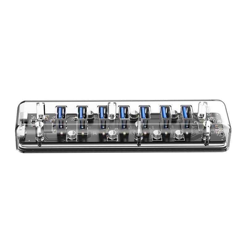 ORICO USB3.0 HUB 7 Port Transparent HUB - F7U-U3