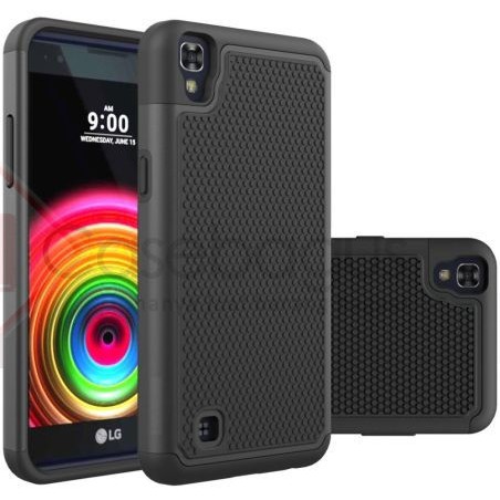 2in1 Full Protection Armor Hard Soft Case - LG X Power K220Y