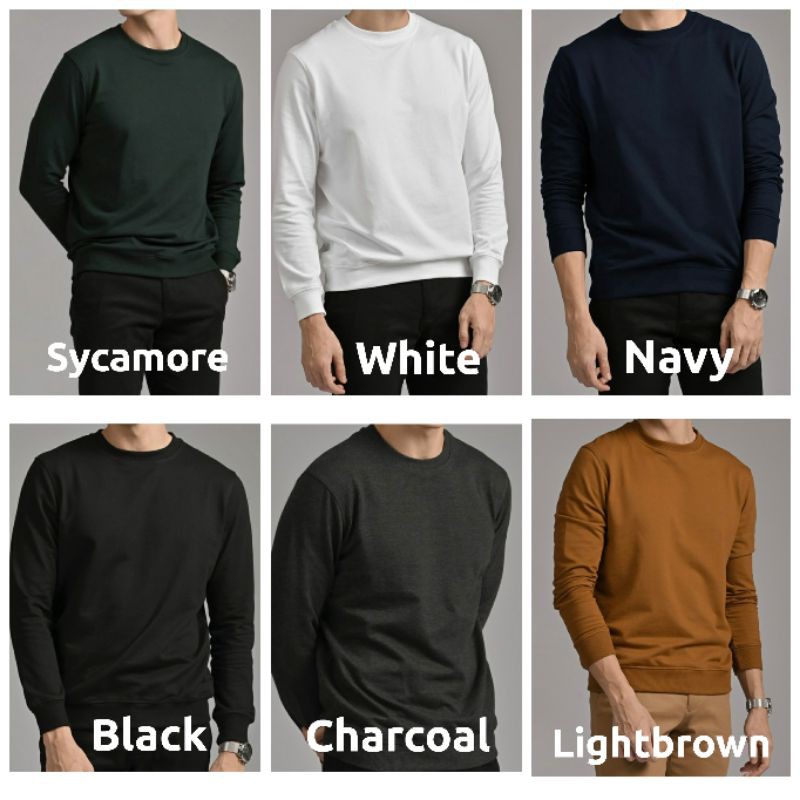 Basic Sweater Male.id light brown L