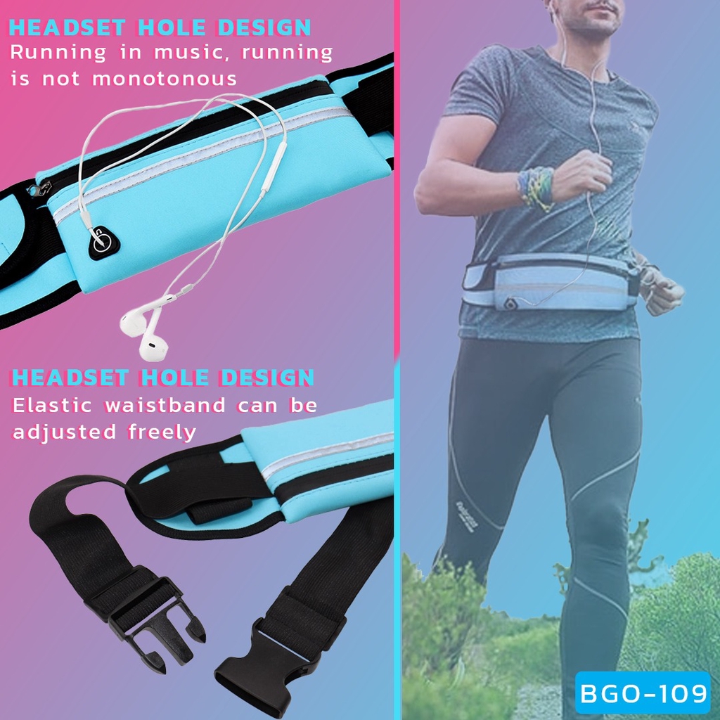 WAIST BAG sport belt outdoor mini dompet pinggang Baru - BGO-109