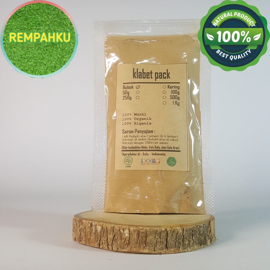 

BIJI KLABET BUBUK 50 GRAM - Trigonella Foenum-Graecum - MURNI -