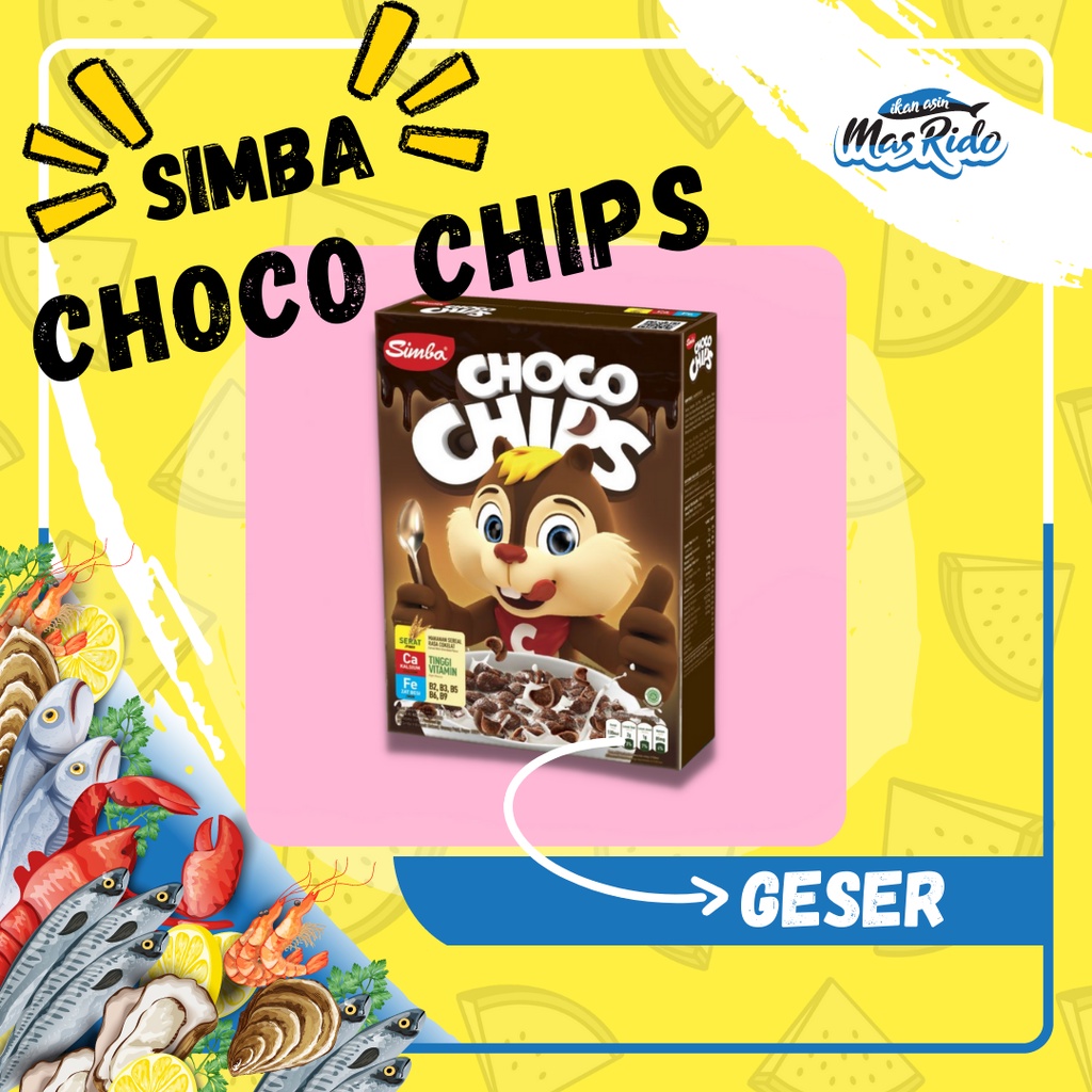 

Choco Chips Sereal Simba Sereal Coklat Crunchy Choco Chips 1 Box