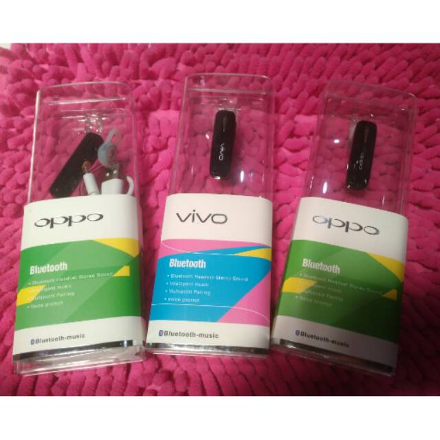 Headset bluetooth Samsung earphone wireless vivo oppo plus mic bt headset