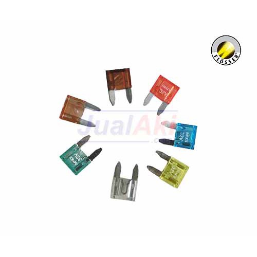 Sekring / Fuse Blade DX Mini 25Ah (Putih) Flosser Germany