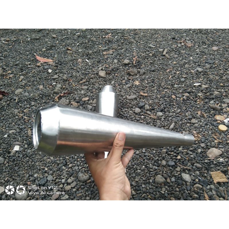 Knalpot japstyle bratstyle Bobber copper megapro Tiger Slincer only