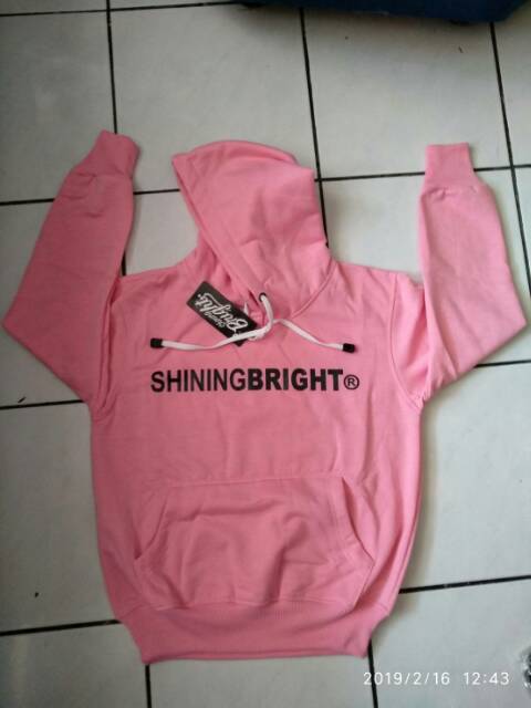 sweater anak shinning bright hoodie