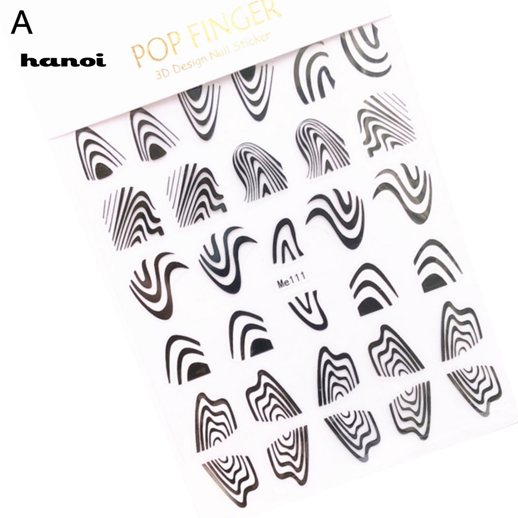 Stiker Kuku Kaki Untuk Dekorasi Manicure