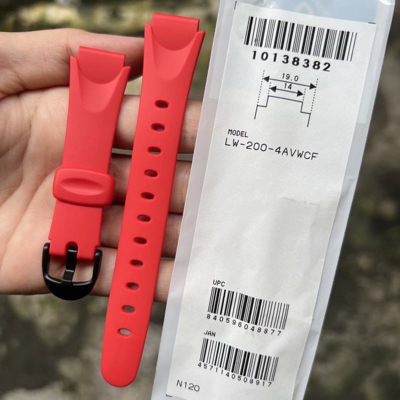 Tali strap jam tangan casio original LW-200 4A band LW 200