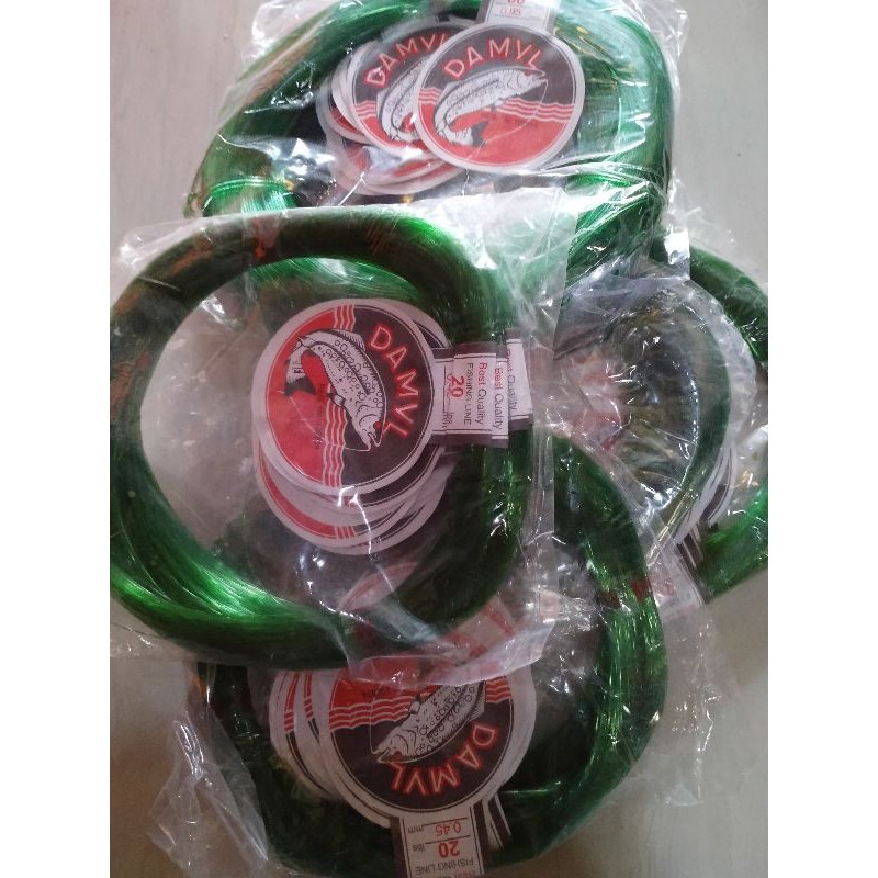 senar Damyl hijau no 20 lb dan 30 lb