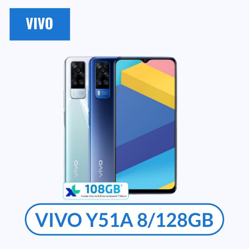 Vivo Y51a | 8GB/128GB - Garansi Resmi 1 Tahun