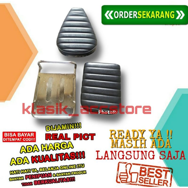 Jok pisah honda c70 warna hitam