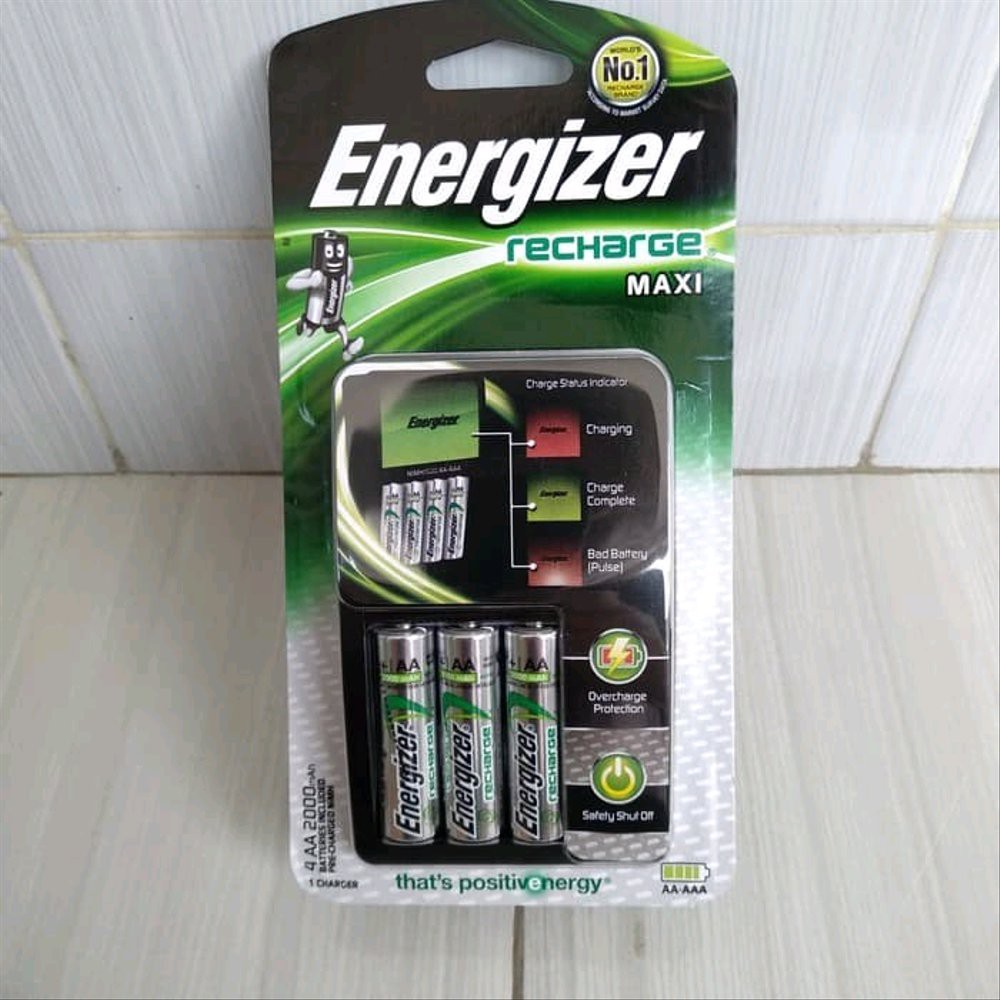 Promo  charger baterai recharge energizer  Diskon