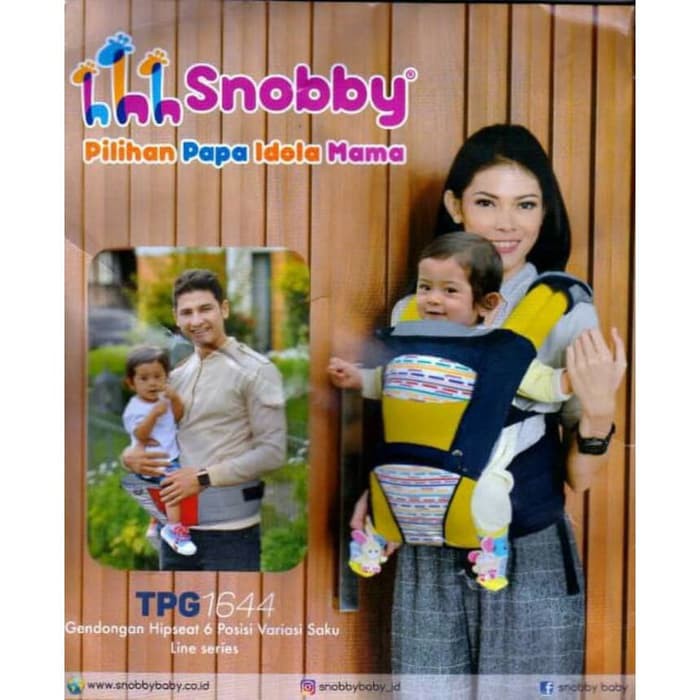 CB0088 Gendongan Bayi Hipseat Snobby TPG 1644  Gendongan Baby Hipseat Snobby