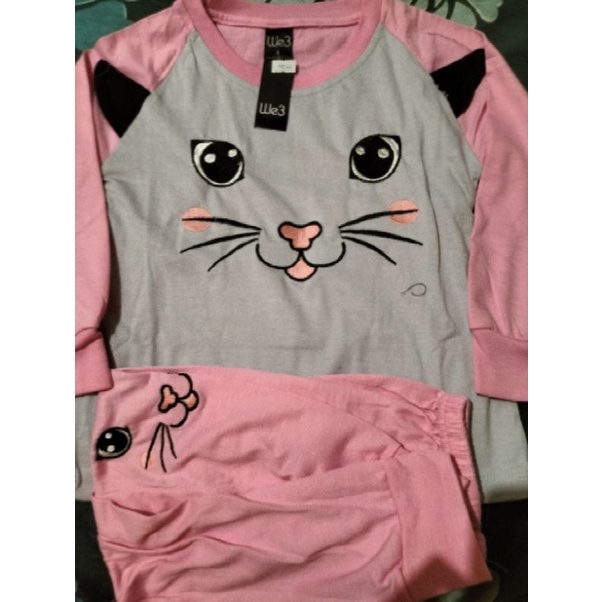 Setelan anak we3/setelan anak perempuan/baju tidur anak/piyama anak