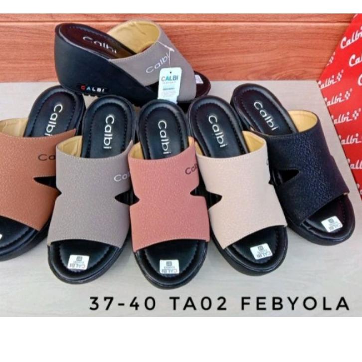 Koleksi Terbaru.. SANDAL WANITA CALBI MODEL TERBARU/SANDAL WEDGES CALBI MURAH TERLARIS
