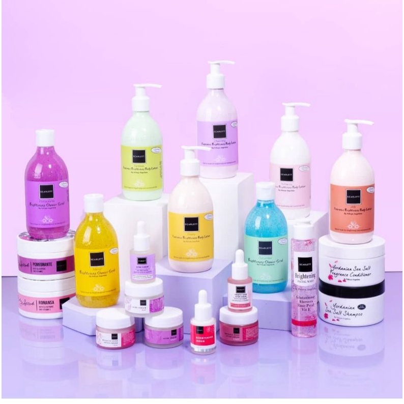 Scarlett Whitening Paket Hemat 6 pcs (Free masker random)