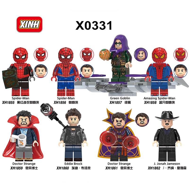 Marvel Mainan Action Figure Model Spiderman / Venom / Eddie / Brock Doctor Strange
