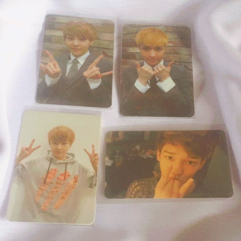 official photocard album growl exo xiumin lay chen original