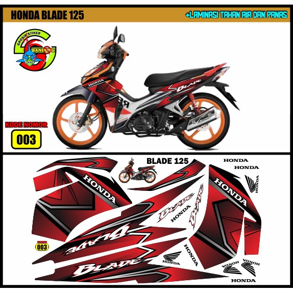 STRIPING VARIASI HONDA BLADE 125
