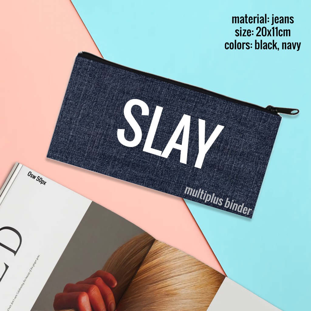 

Pencil Case Jeans / Tempat Pensil Jeans / Kotak Pensil Jeans Tumblr Slay