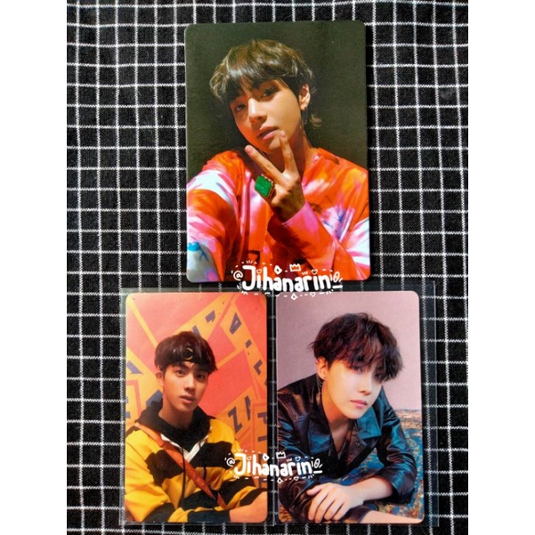 PC PHOTOCARD OFFICIAL BTS BANGTAN SONYEONDAN TAEHYUNG V LIGHTSTICK VER 3 AB SE PC JIN PIZZA HER E JH