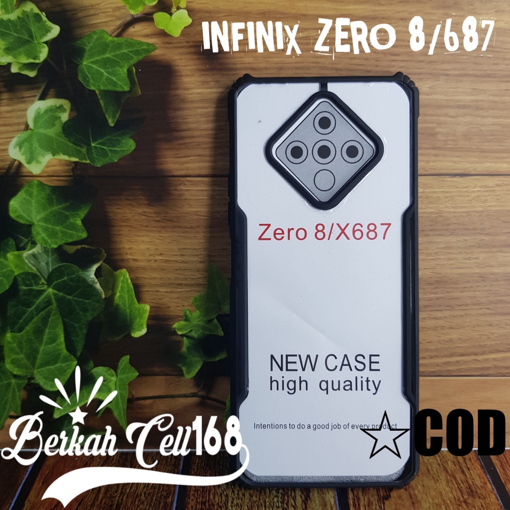 S/P- CASE INFINIX ZERO 8 CASE SHOCKPROOF ARMOR SOFTCASE-BERKAHCELL