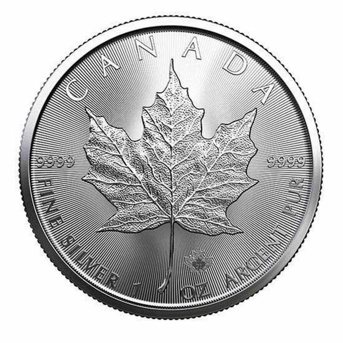 Koin Perak Maple Canada 1 oz Silver Coin RCM not Batangan RMC Nadir KPL229