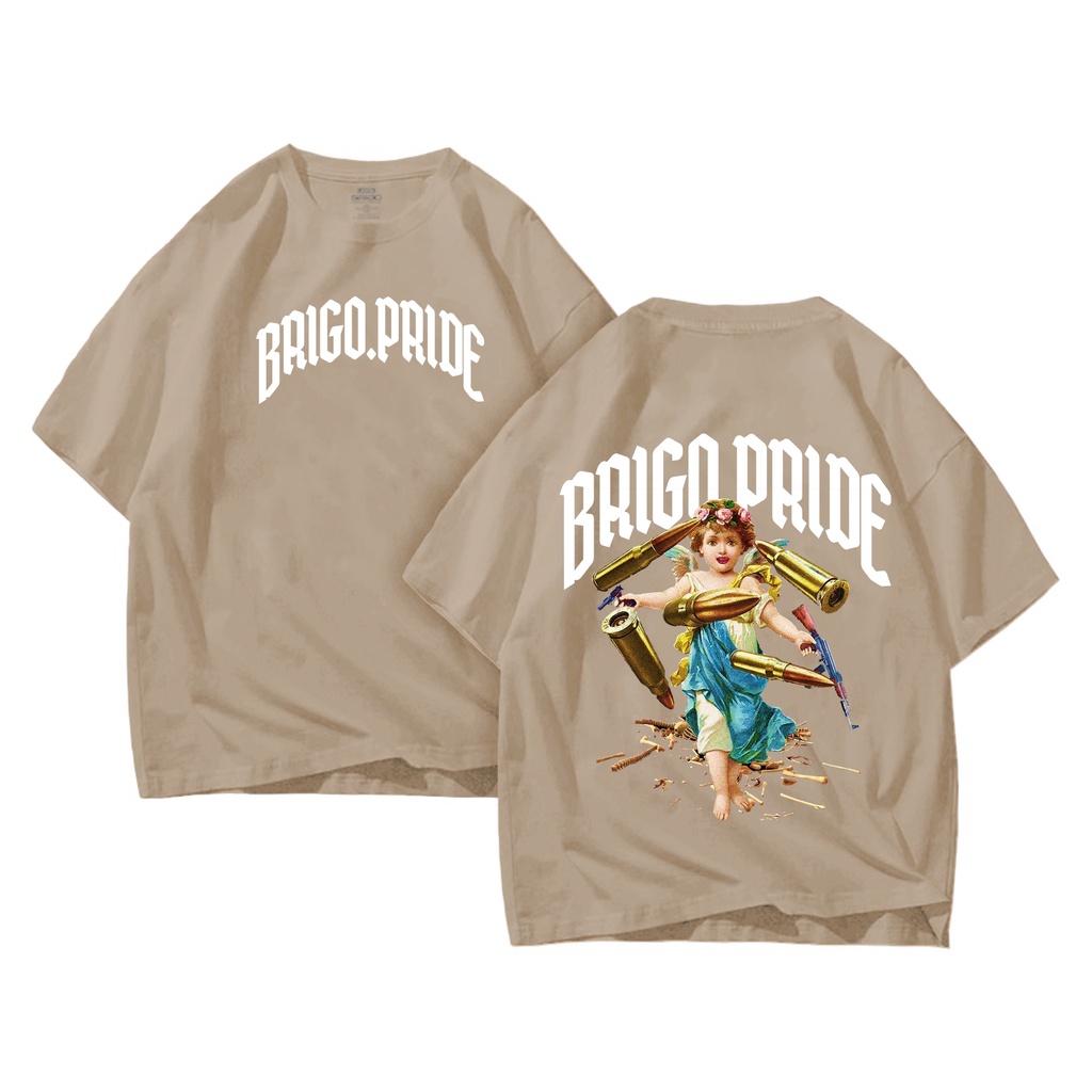 BRIGO Kaos Oversize PRINCESS OF WAR II Kaos Oversize Print DTF II Kaos Jumbo Size Pria &amp; Wanita