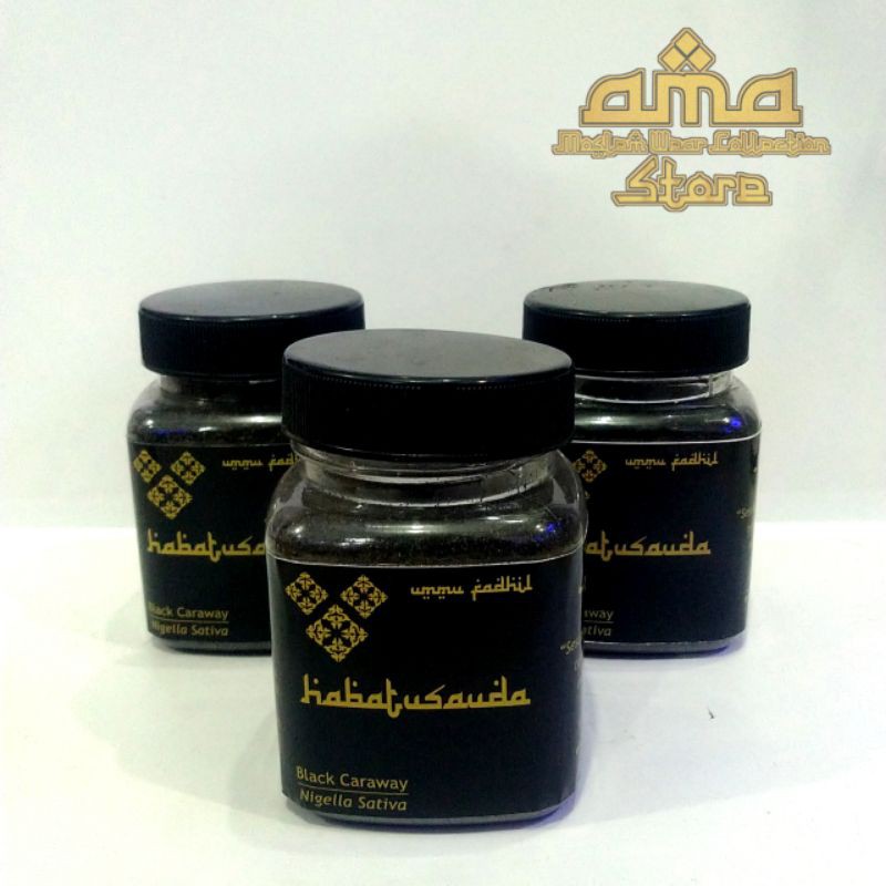 

HABBATUSSAUDA BUBUK JINTAN HITAM BLACK CARAWAY/NIGELLA SATIVA ORIGINAL