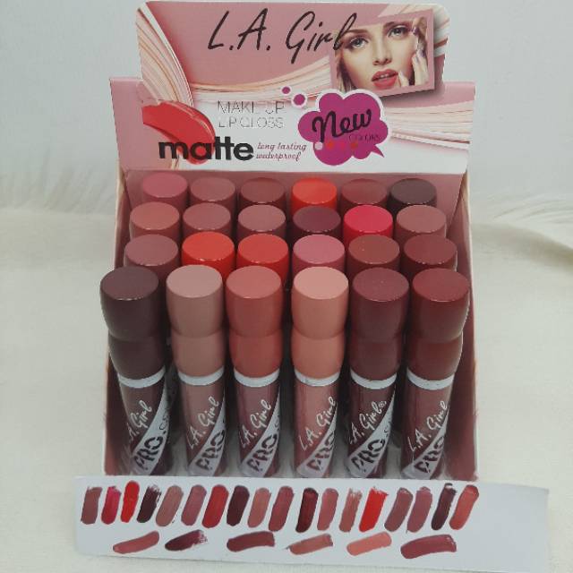 LIP GLOSS NEW MATTE WATERPROOF NO:L8065 PER.24 PIC