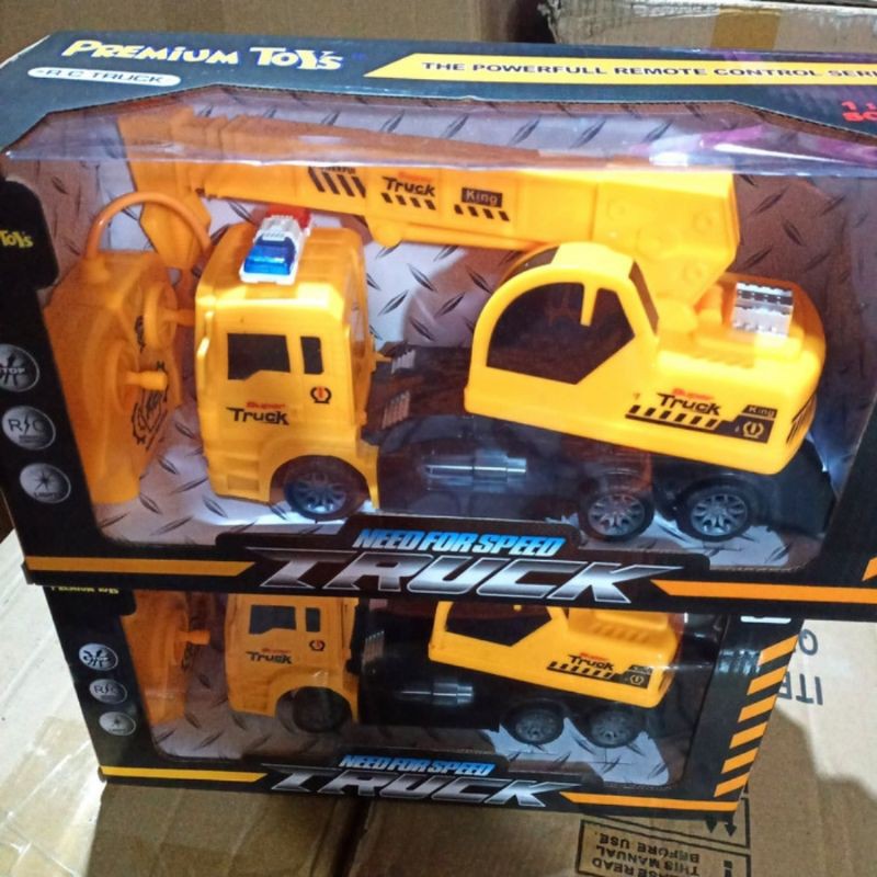 Mobil Remote Control Truk Crane Derek Konstruksi RC Truck