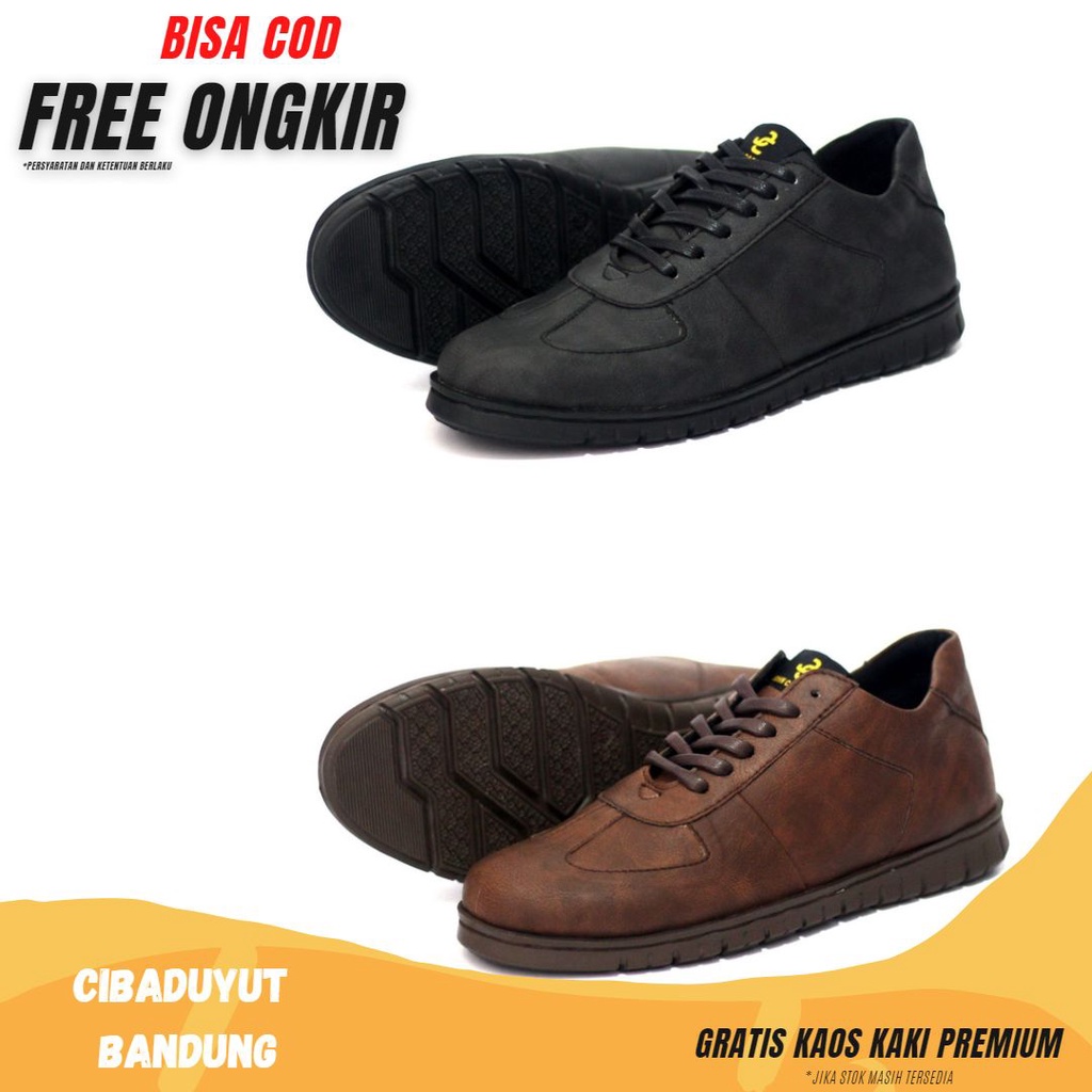 CBY  JC trainer Sepatu sneakers Pria Kerja Kuliah Trendy Pria sepatu kulit sepatu kasual pria