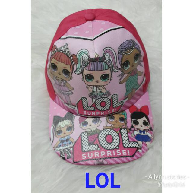 AS Topi anak perempuan bergambar